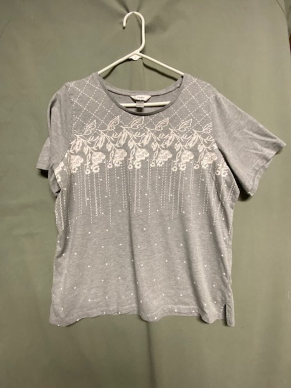 1X Christopher & Banks Short Sleeve Top